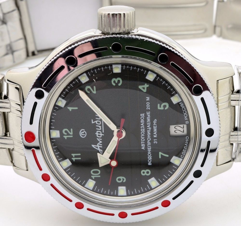 Vostok Watch Amphibian Classic 13040A to buy. photo, specifications,  description