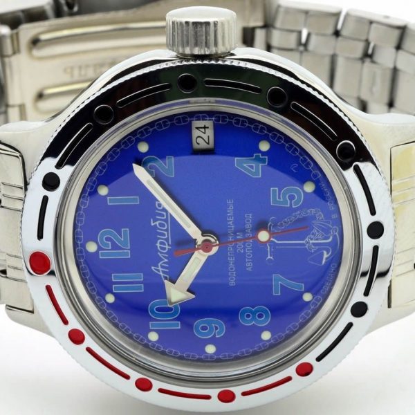Buy Russian automatic watch VOSTOK AMPHIBIA Vostok-Watches24 (71003A)