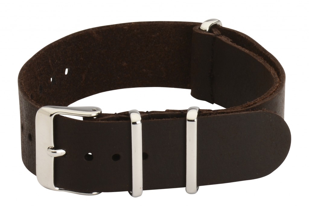 18mm Brown Leather NATO Strap – Vostok Amphibia Wathes, Komandirskie ...