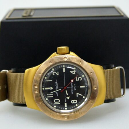 Vostok Amphibia Mod Watch (Mod 19 - Gold)