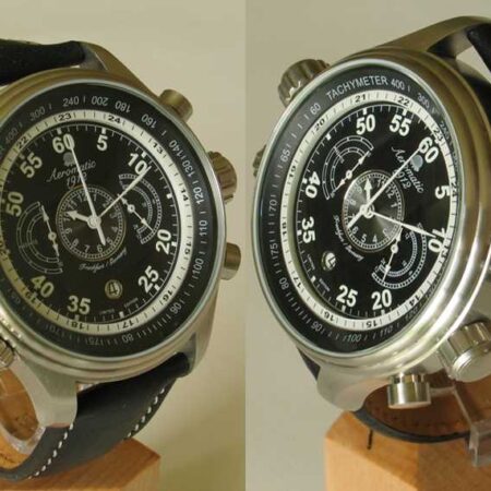 Aeromatic A1136 XXL Military Navigator Chronograph Watch