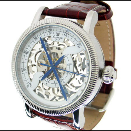 Aeromatic A1164 Mechanical Skeleton (white) Watch