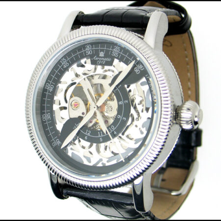 Aeromatic A1165 Mechanical Skeleton (black) Watch