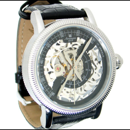 Aeromatic A1165 Mechanical Skeleton (black) Watch