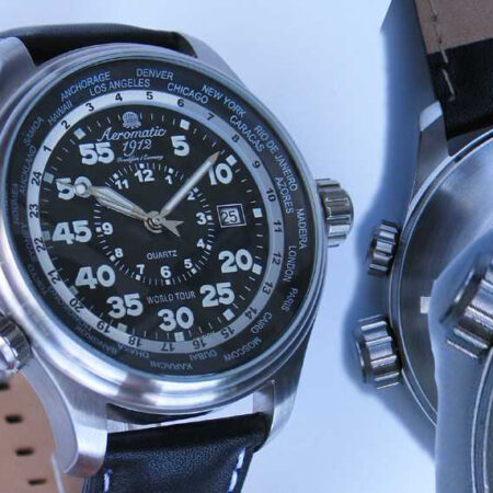 Aeromatic A1200 XXL-Pilot Defender "World-Tour" Watch