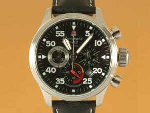 Aeromatic A1229 Military Aviator Observer Chronograph Watch