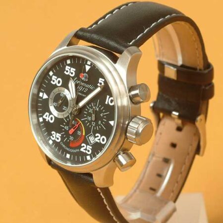 Aeromatic A1229 Military Aviator Observer Chronograph Watch