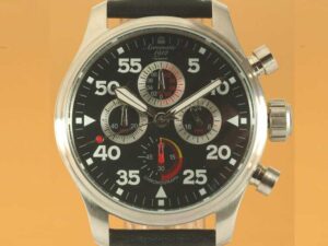 Aeromatic A1235 Military Aviator Observer Chronograph 4-dial Watch