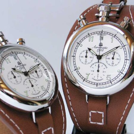 Aeromatic A1236 Aviator Chronograph Retro (brown) Watch