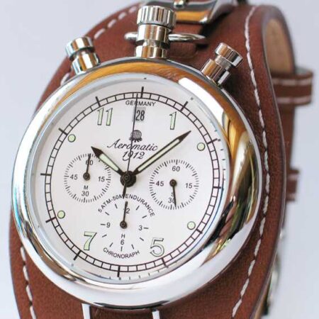 Aeromatic A1236 Aviator Chronograph Retro (brown) Watch