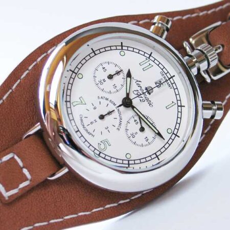 Aeromatic A1236 Aviator Chronograph Retro (brown) Watch