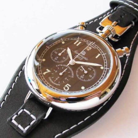 Aeromatic A1237 Aviator Chronograph Retro (black) Watch