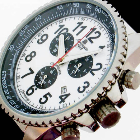 Aeromatic A1242 Military Navi Flight Computer Chronograph Watch