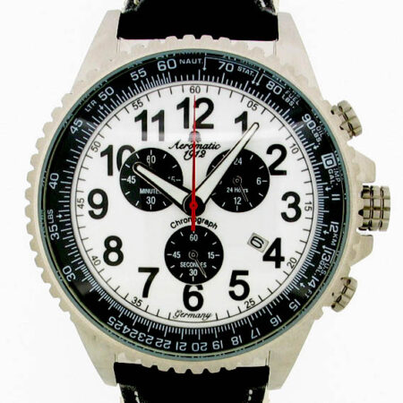 Aeromatic A1242 Military Navi Flight Computer Chronograph Watch