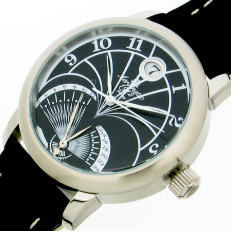 Aeromatic A1244 Flying back (Retrograde) Vintage (black) Watch