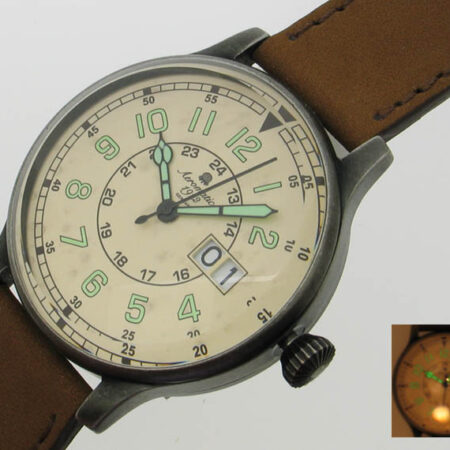 Aeromatic A1254 WWII Retro Aviator Officer Watch