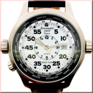 Aeromatic A1268 Classic Luminous Pilot "World-Tour" Watch