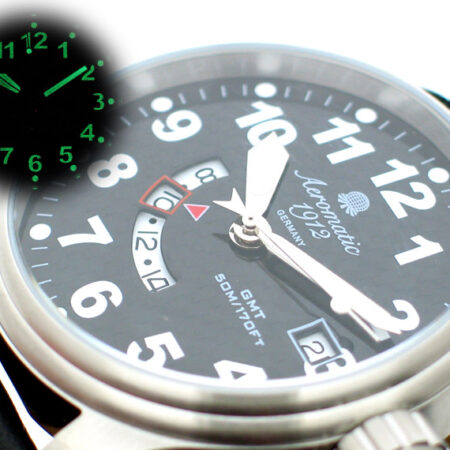 Aeromatic A1288 Defender GMT World Time Watch