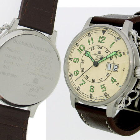 Aeromatic A1289 WWII Observer Officer Flier B1 Retro Watch