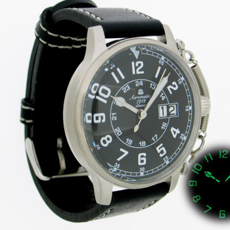 Aeromatic A1290 WWII Observer Officer Flier B1(black) Retro Watch