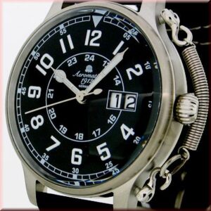 Aeromatic A1290 WWII Observer Officer Flier B1(black) Retro Watch