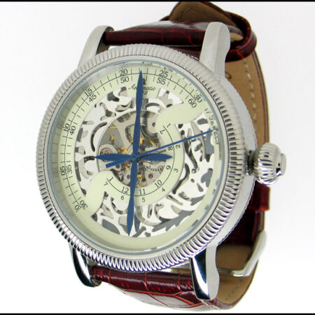 Aeromatic A1297 Mechanical Handwinding Skeleton Regulateur Watch