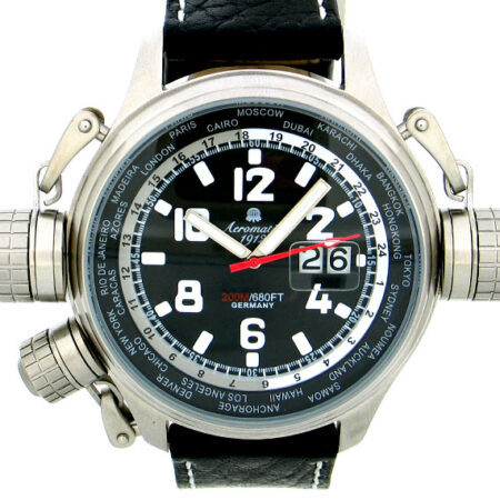 Aeromatic A1299 XXL-Pilot DEFENDER "World-Tour" Watch