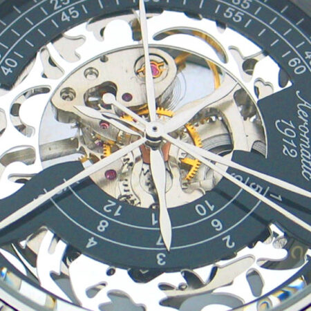 Aeromatic A1305 TRIPHASE Skeleton Watch