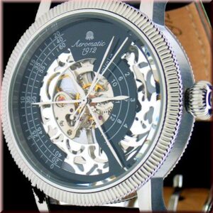 Aeromatic A1305 TRIPHASE Skeleton Watch