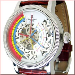 Aeromatic A1306 TRIPHASE Skeleton (White) Watch