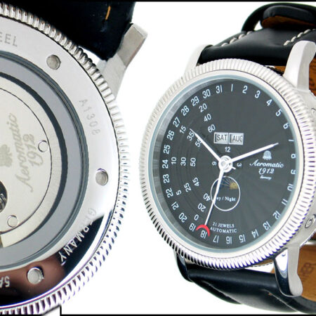 Aeromatic A1308 1st Automatic triphase Regulateur Watch