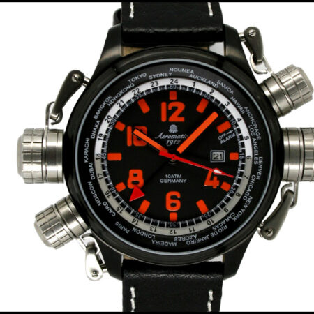 Aeromatic A1327 XXL-Pilot "World-Tour" Alarm Watch