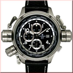 Aeromatic A1328 XXL-Pilot "World-Tour" Alarm Watch