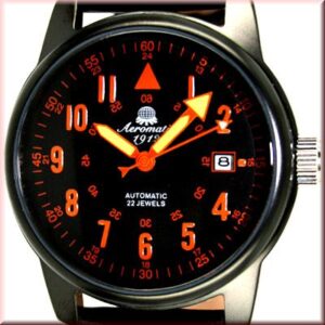 Aeromatic A1329 Automatic German WWII Sextant modified Rocketpionier Watch