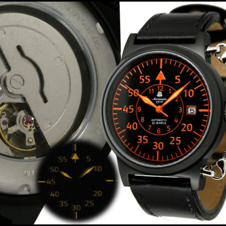 Aeromatic A1332 Automatic Military Observer "Deutsche Flieger Legende" Watch