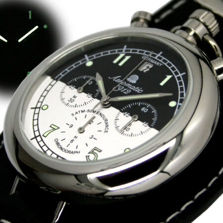 Aeromatic A1339 Retro Aviator Chronograph Watch