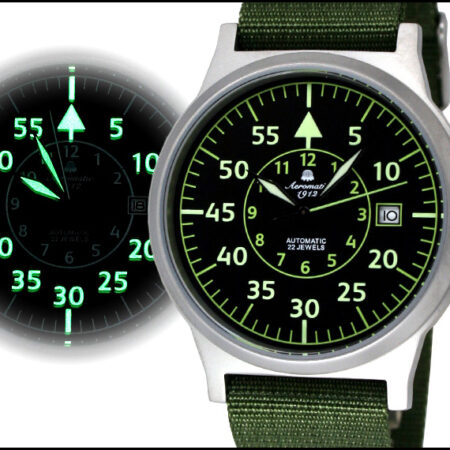 Aeromatic A1354 Automatic Military Observer "Deutsche Flieger Legende" Watch