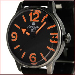 Aeromatic A1369 German 2.WW Legende RETRO Panzer-Feldhaubitze Luminous Watch