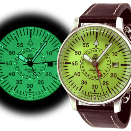 Aeromatic A1396 Automatic Observer 24H Classic "Deutsche Fliegerlegende" Watch