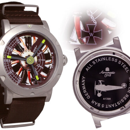 Aeromatic A1398 double Triphase Propeller Watch