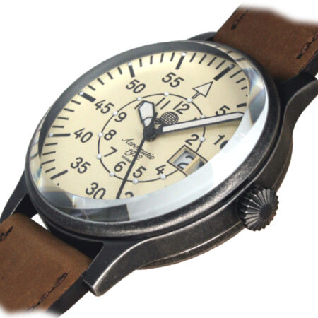 Aeromatic A1408 German 2.WW Observer Officer Watch