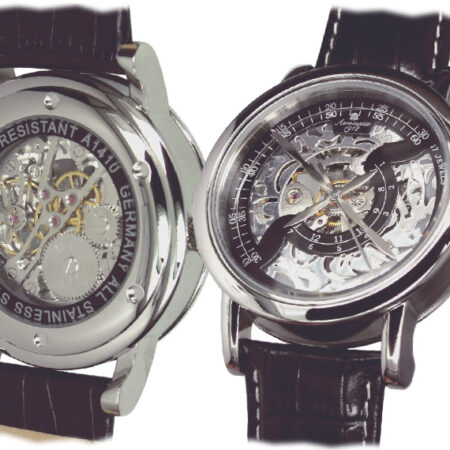 Aeromatic A1410 Mechanical Handwinding Skeleton Watch