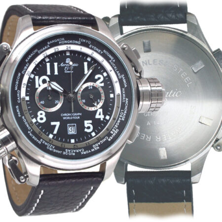 Aeromatic A1413 XXL-Pilot Defender "World-Tour" Watch