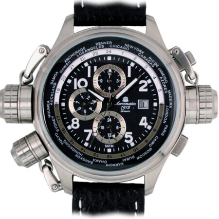 Aeromatic A1414 Automatic XXL-Pilot DEFENDER "World-Tour" Watch