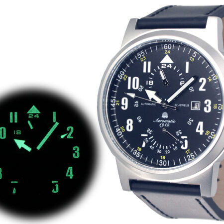 Aeromatic A1416 Automatic German 2.WW 24H Watch