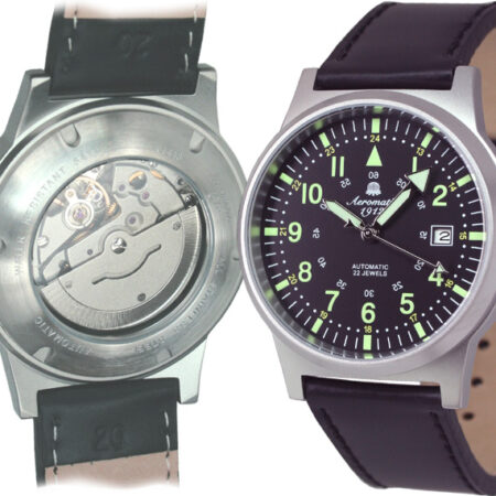 Aeromatic A1418 Automatic German 2.WW Watch