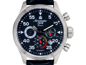 Aeromatic A1420 Automatic Aviator Observer Black Watch