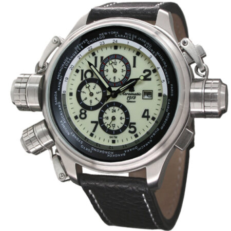 Aeromatic A1424 Automatic XXL-Pilot Defender "World-Tour" Watch