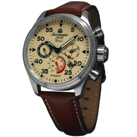 Aeromatic A1425 Automatic Aviator Observer Watch