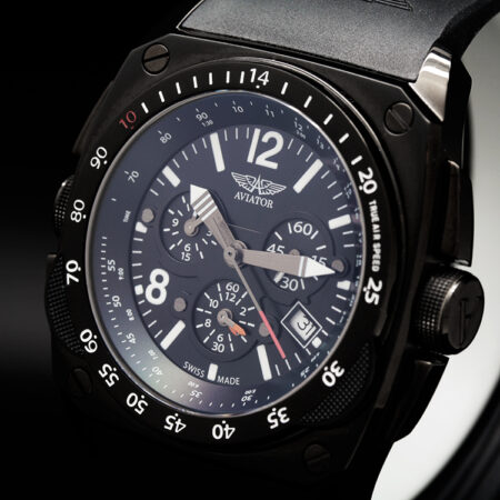 Aviator Mig-29 Cockpit Chrono Quartz Watch M.2.04.5.009.6